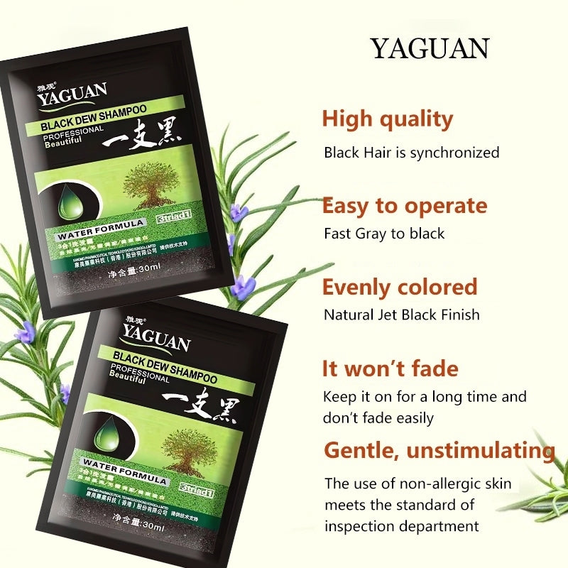 YAGUAN Hair Dye Shampoo Sachet 30ml