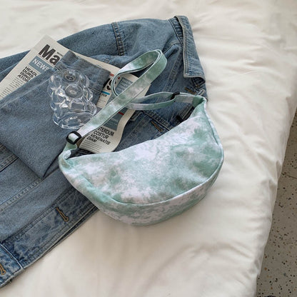 Tie-Dye Dumpling Sling Bag