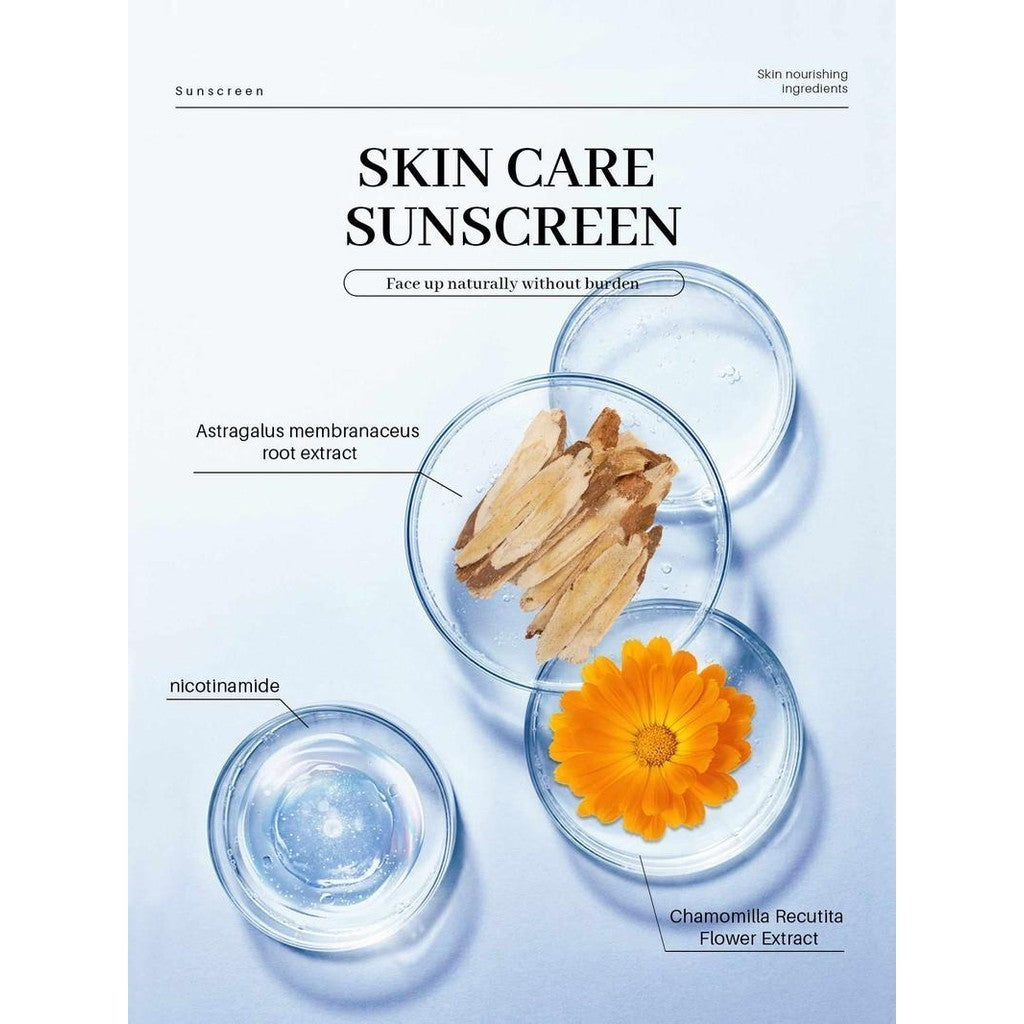 SUKEE UV Defense Sunscreen Vitamin B3 Niacinamide for Brightening Skin Illuminating SPF50PA+++