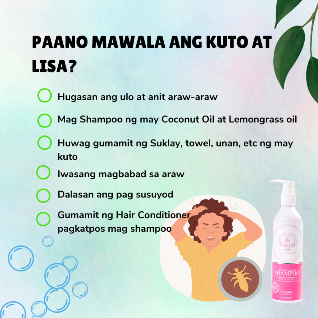 Shaheen Beauty 250ML PANGKUTO + Hair grower Shampoo with Lemongrass Oil and VCO