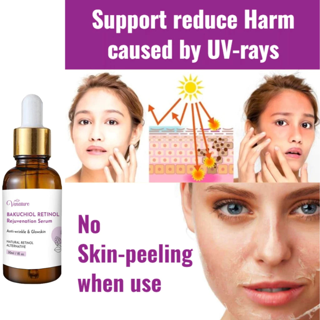 VENATURE Bakuchiol Retinol Serum 30ml – Gentle Yet Powerful Anti-Aging Care