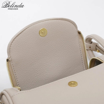 Elegant Scarf Accent Crossbody Bag