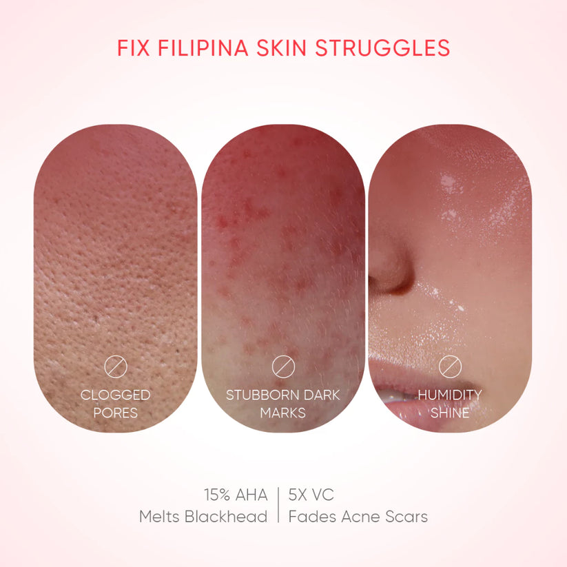 GMEELAN Centella AHA Peeling Serum 5X vC Brightening Exfoliating Even Skin Tone Facial Serum