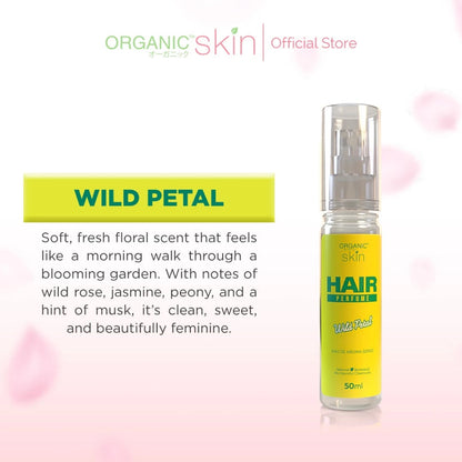 Organic Skin 50ml Hair Perfume Mist Haircare Scent Spray