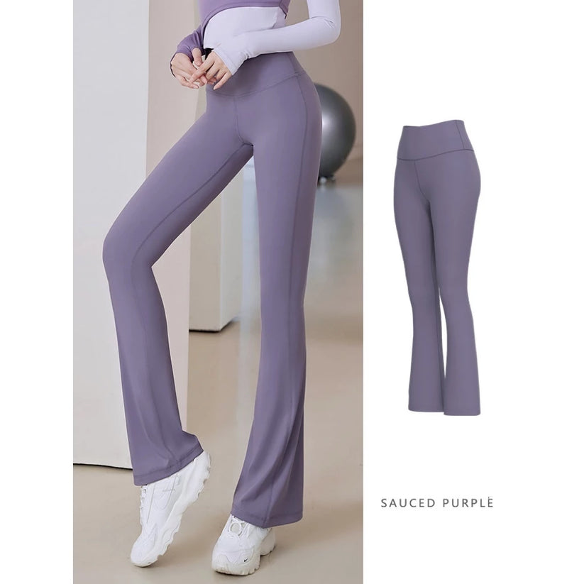 Women's High Waist  Flared Yoga Pants