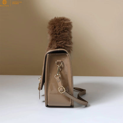 3in1 Elegant Pad Lock Design Sling Bag