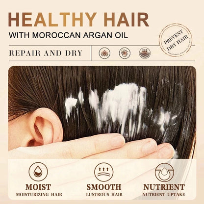 KORMESIC Argan Oil Hair Mask For Deep Repair And Moisturizing 1000ml