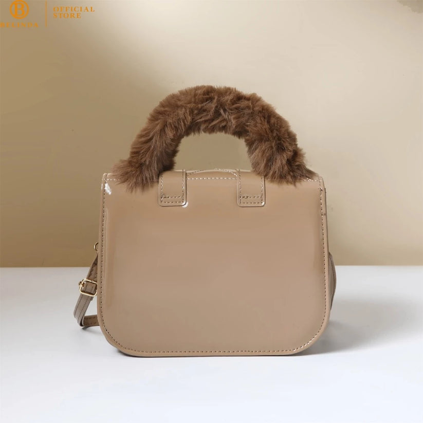 3in1 Elegant Pad Lock Design Sling Bag