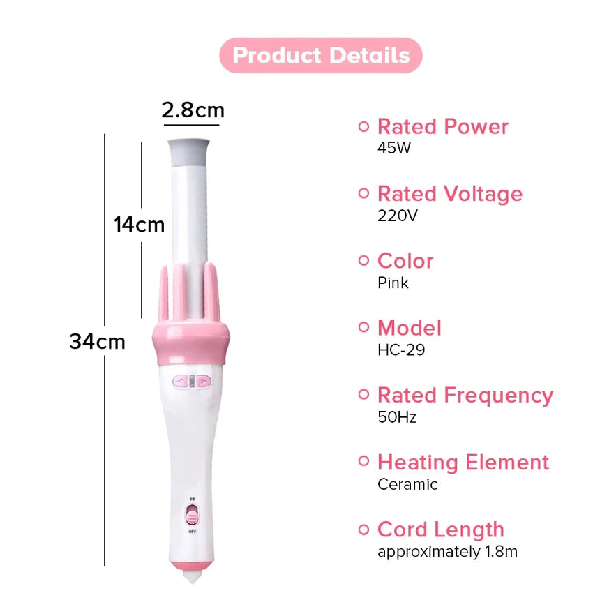 360° Automatic Rotating Hair Curler