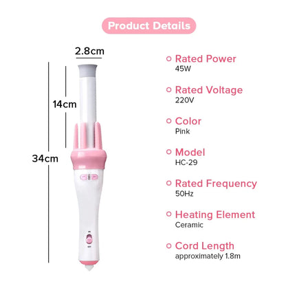 360° Automatic Rotating Hair Curler