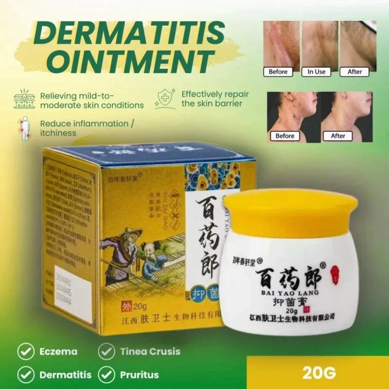 Bai Yao Lang - Multi-Purpose Skin Healing Ointment Solution For Skin Problem