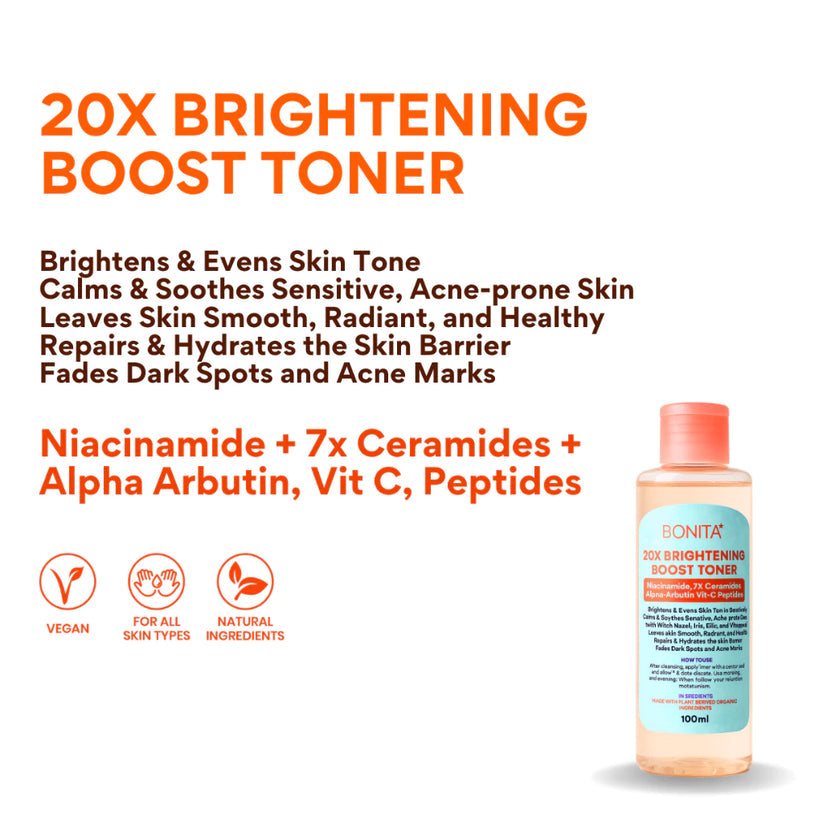 BONITA 20X Brightening Boost Toner 100ml