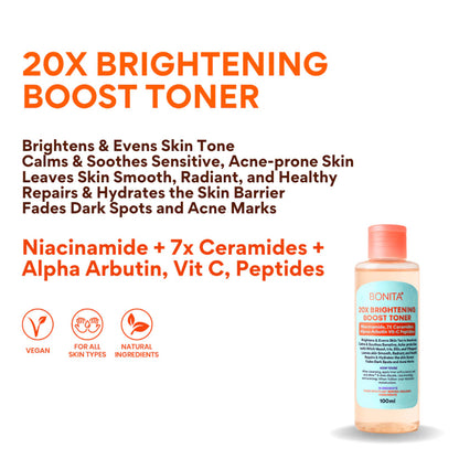 BONITA 20X Brightening Boost Toner 100ml