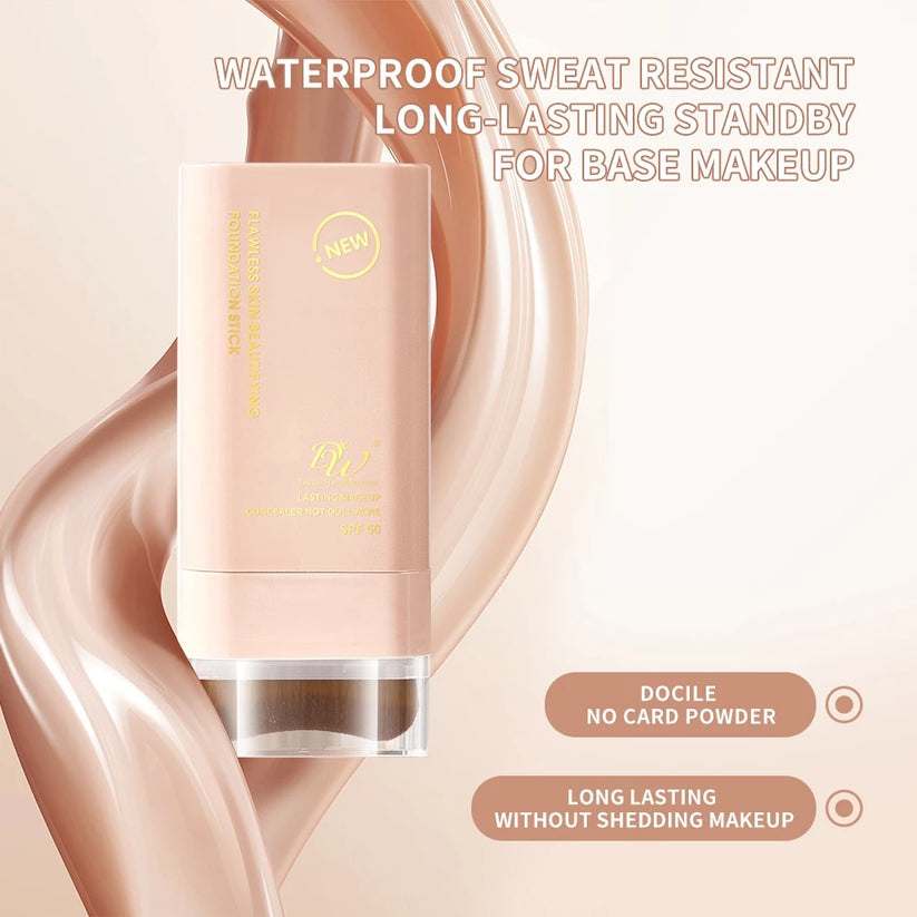 DW Foundation Stick with SPF50 – Flawless Coverage & Sun Protection in One Swipe!