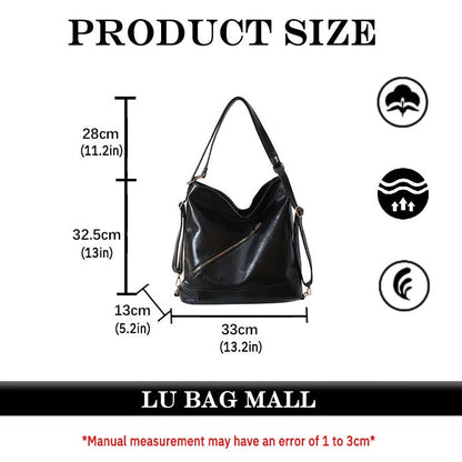3-Way Vintage Leather Bag