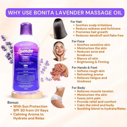 BUY 1 TAKE 1 | BONITA Blooming Lavender Face & Body Oil 100ml