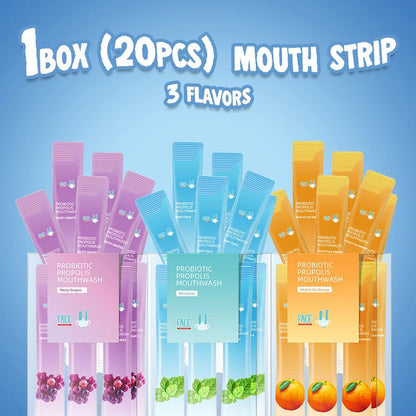 FACE-U Fresh Breath Probiotic Propolis Mouthwash 20pcs/box