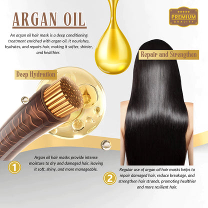KORMESIC Argan Oil Hair Mask For Deep Repair And Moisturizing 1000ml