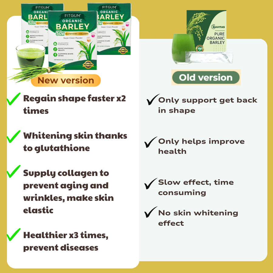 FITGUM Organic Barley Gluta Collagen Beauty Drink