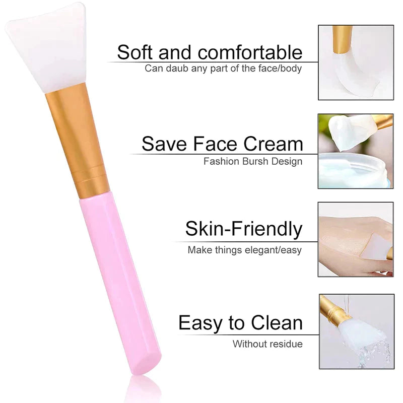 Soft Silicone Facial Mask Brush