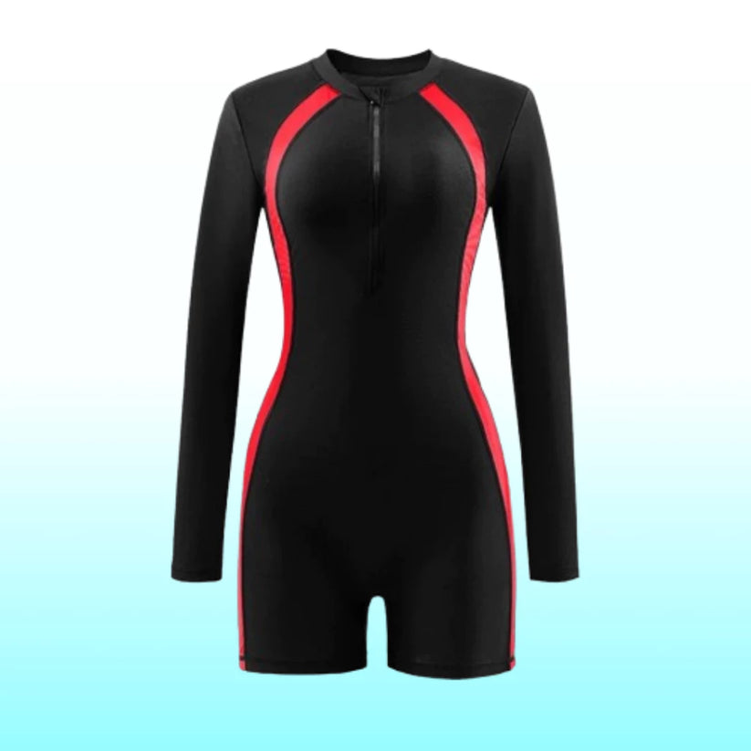 One-Piece Zipper Rash Guard