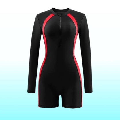 One-Piece Zipper Rash Guard