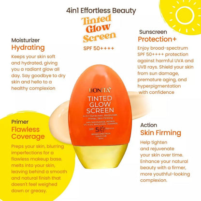 BONITA Tinted Glow Sunscreen SPF 50 Pa+++