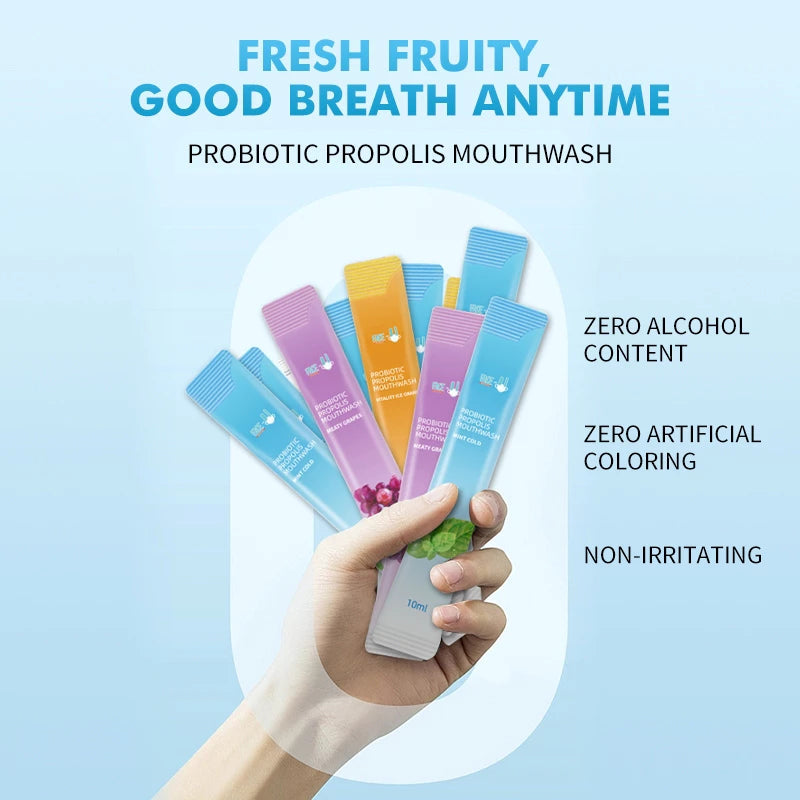 FACE-U Fresh Breath Probiotic Propolis Mouthwash 20pcs/box