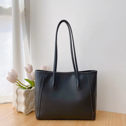 Large Capacity Leather Tote Bag
