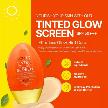 BONITA Tinted Glow Sunscreen SPF 50 Pa+++