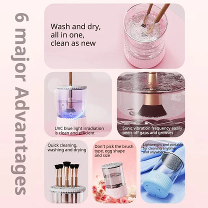 Automatic Makeup Brush Cleaner