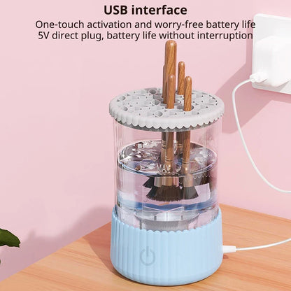 Automatic Makeup Brush Cleaner