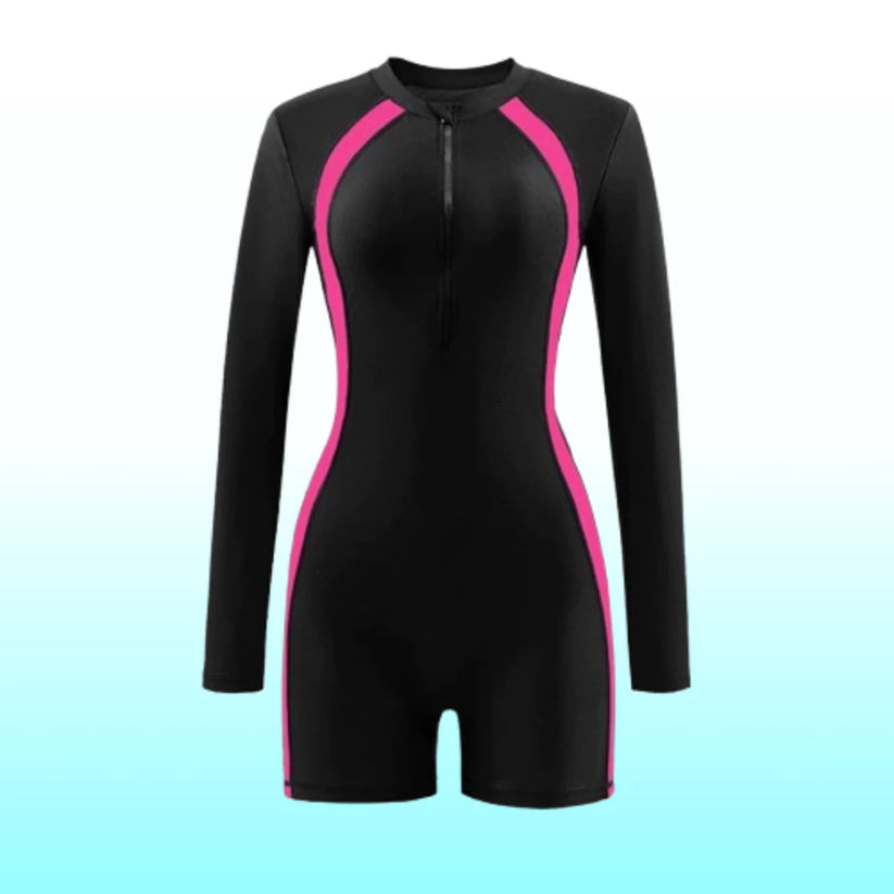 One-Piece Zipper Rash Guard