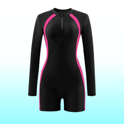 One-Piece Zipper Rash Guard