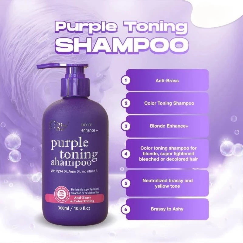 MERRY SUN Purple Toning Shampoo & Conditioner 300ml