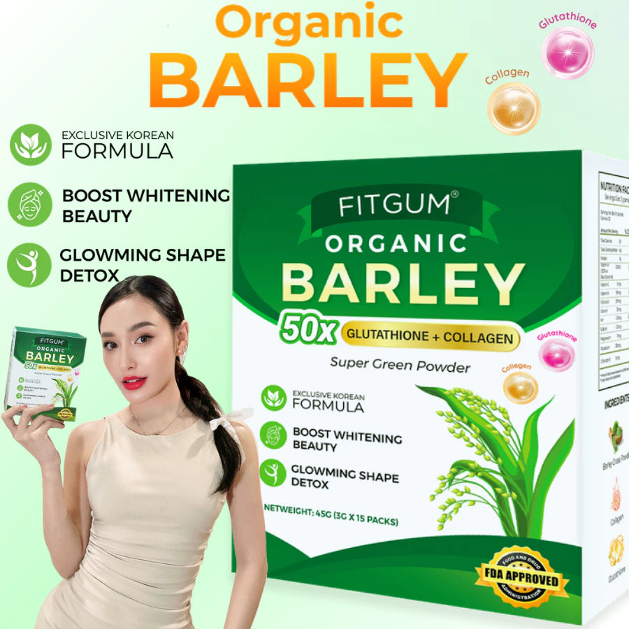 FITGUM Organic Barley Gluta Collagen Beauty Drink – Age of Beauty Ph