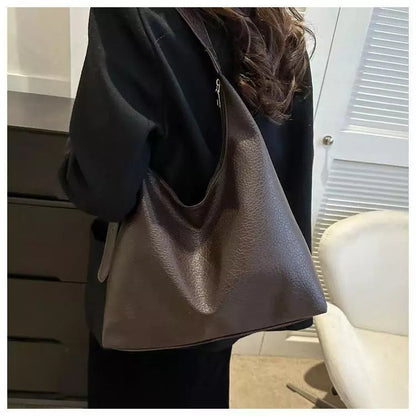 Soft Leather Large Capacity Shoulder Sling Bag