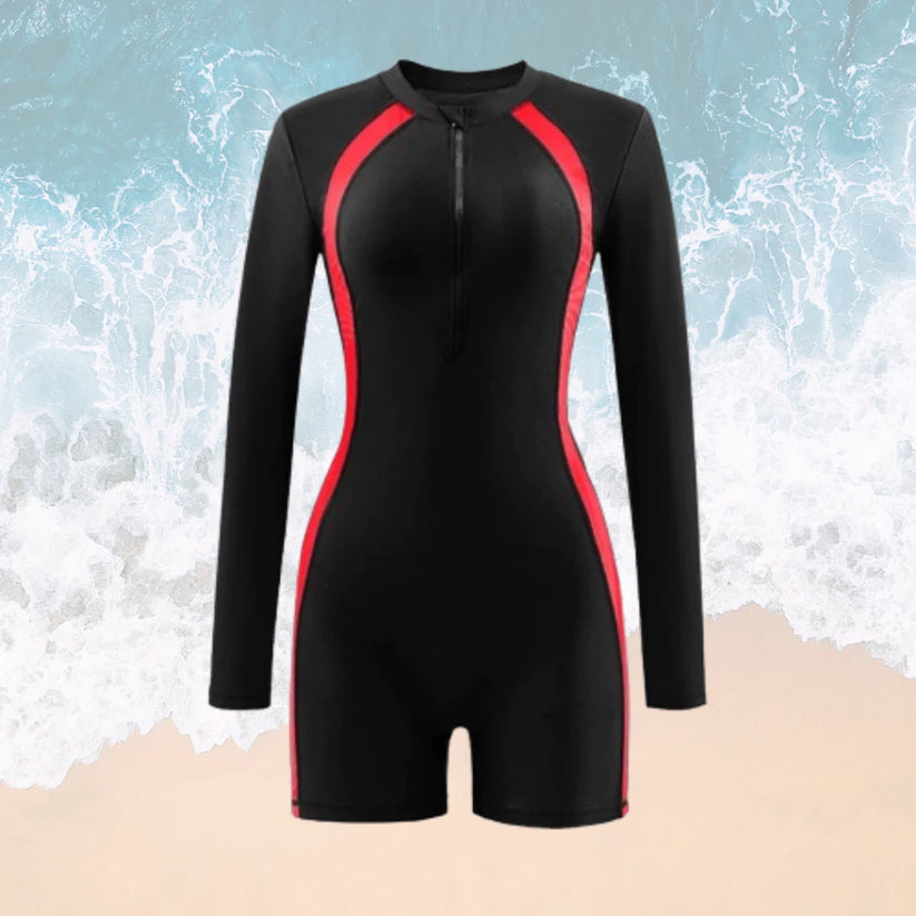 One-Piece Zipper Rash Guard