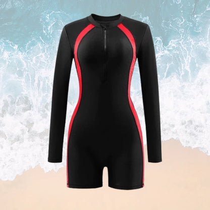 One-Piece Zipper Rash Guard