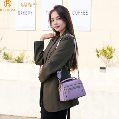 Wide-Strap Premium Sling Bag