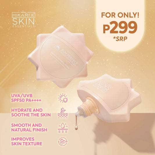 HIKARI Tinted Sunscreen Premium Sun Perfect Broad Spectrum SPF50 PS++++ UVA/UVB