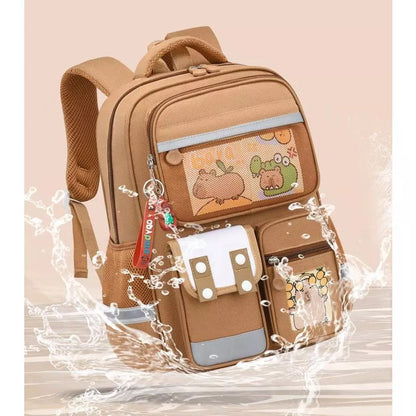 Multi-Pocket Waterproof School Backpack
