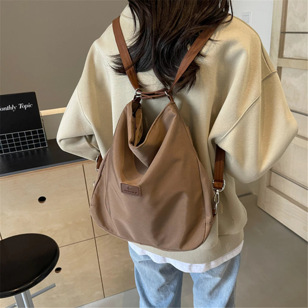 Three-Ways Canvas Tote Bag