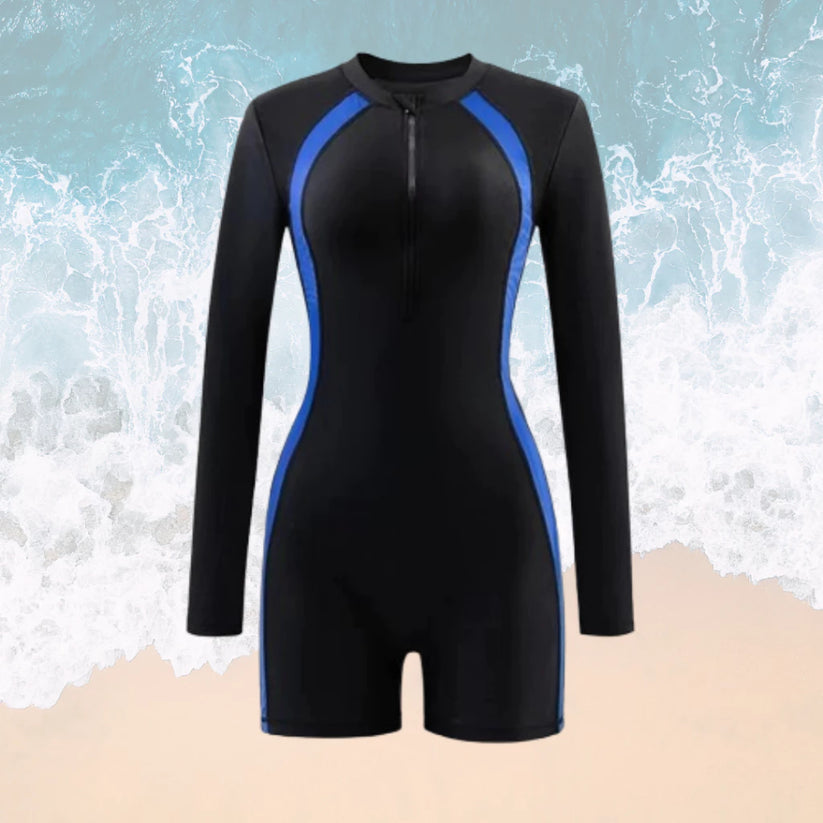 One-Piece Zipper Rash Guard