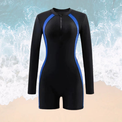 One-Piece Zipper Rash Guard