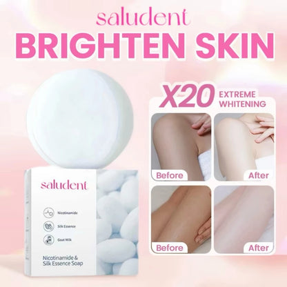 SALUDENT Goat Milk Soap Whitening Silk Soap