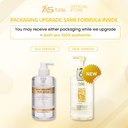 ASHLEY SHINE Hyaluronic & ASHLEY SHINE Niacinamide Pure Serum 520ml