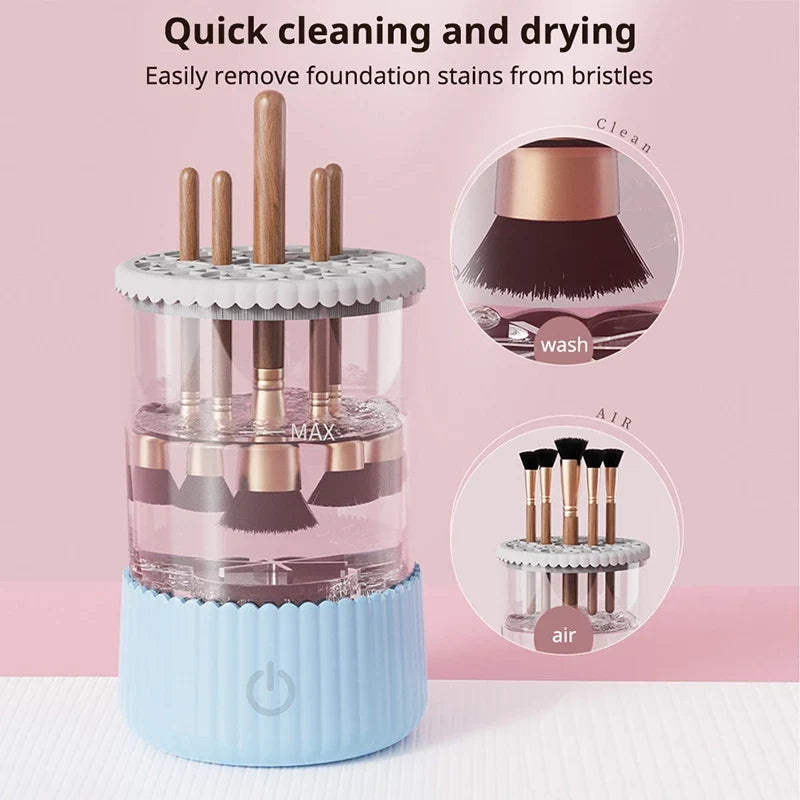 Automatic Makeup Brush Cleaner