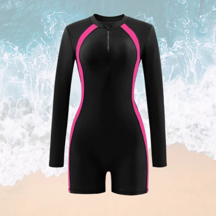 One-Piece Zipper Rash Guard