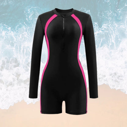 One-Piece Zipper Rash Guard